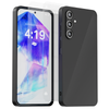 My Case Combo: Zwarte Siliconen Hoes met 2 Screenprotectors voor Samsung Galaxy A55 – Extra Veiligheid