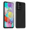 My Case Combo: Zwarte Siliconen Hoes met 2 Screenprotectors voor Samsung Galaxy A51 – Extra Veiligheid