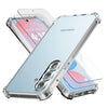 iTech Combo: 2 Screenprotectors & 1 Bumper Hoes voor Samsung Galaxy S24 FE – 3-in-1 Bescherming