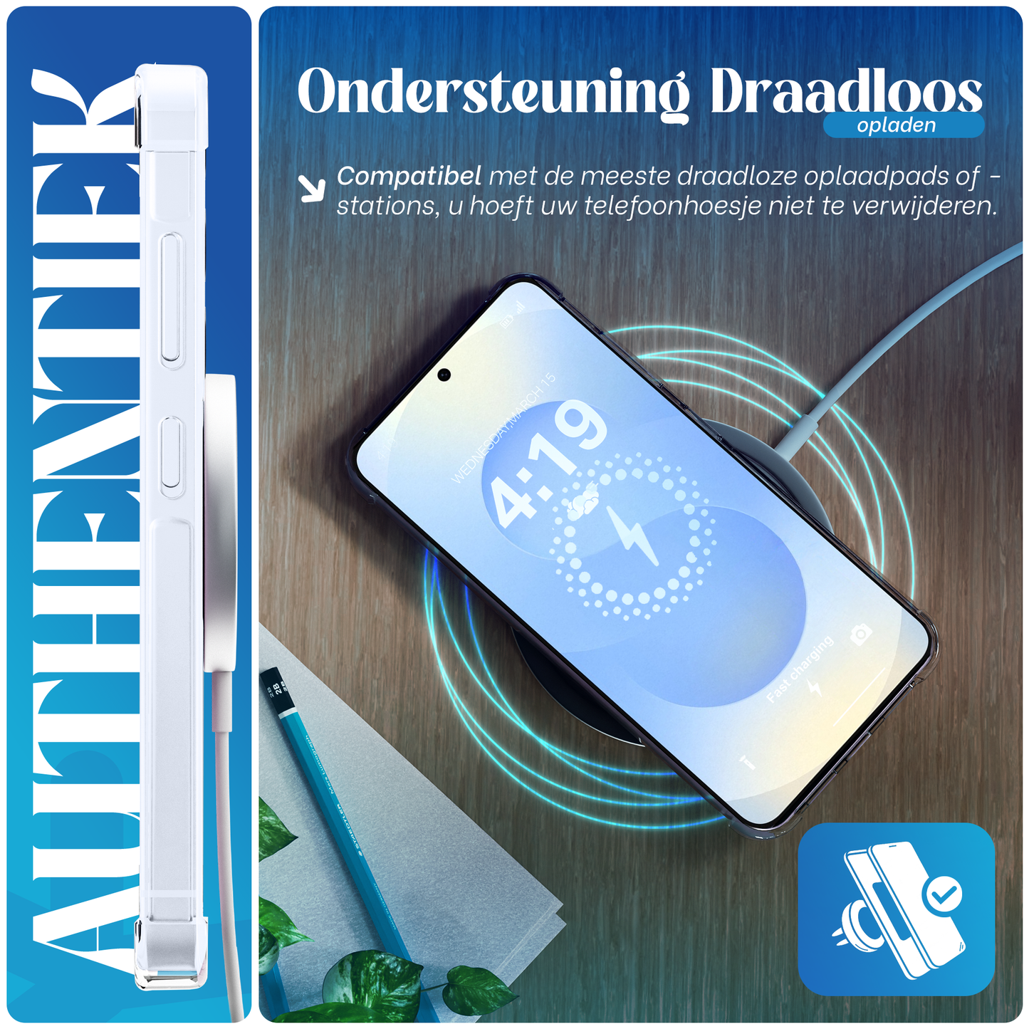 iTech Bumper Hoesje voor Samsung Galaxy S24/S25 – Slank, Schokbestendig & Beschermend