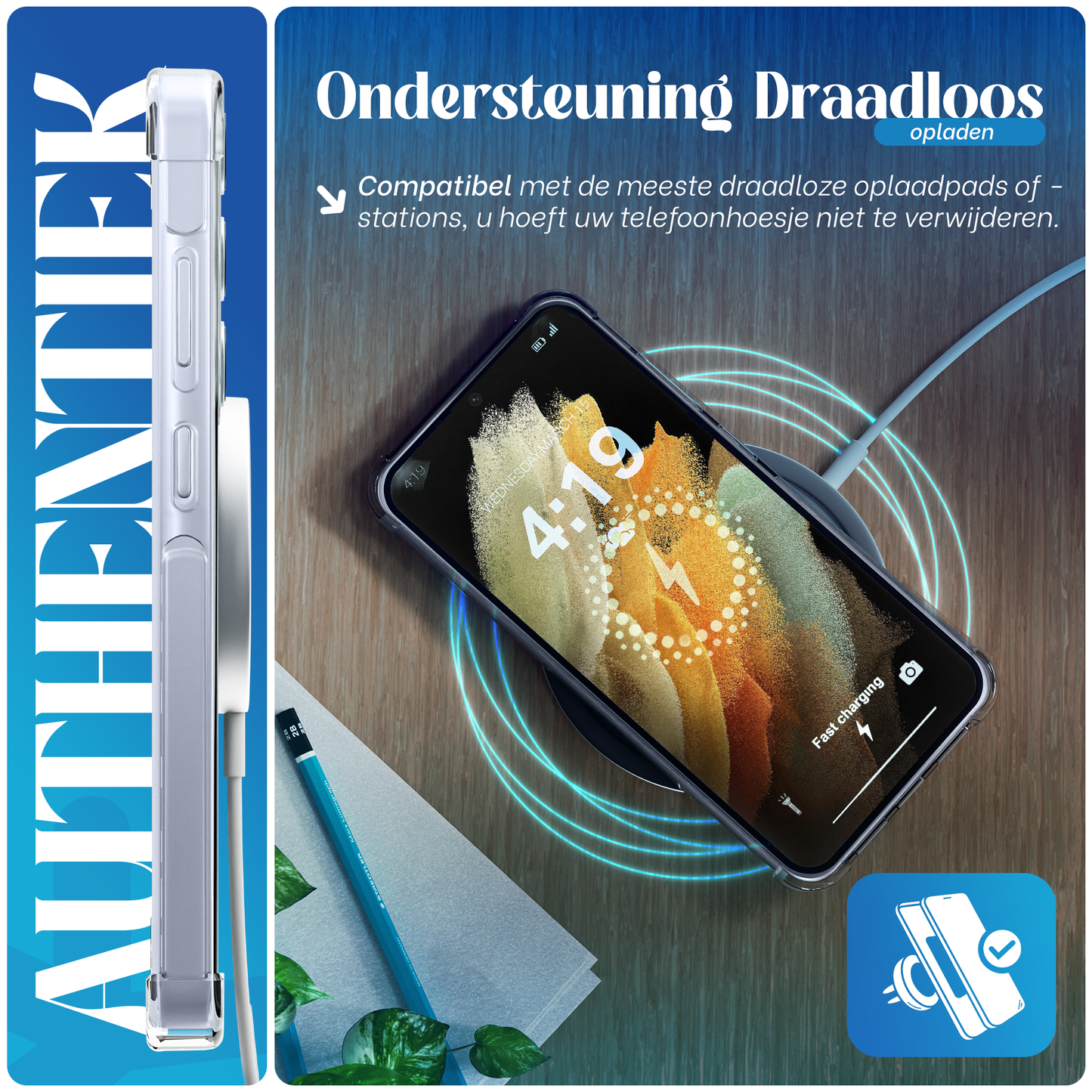 iTech Bumper Hoesje voor Samsung Galaxy S21 Ultra – Slank, Schokbestendig & Beschermend