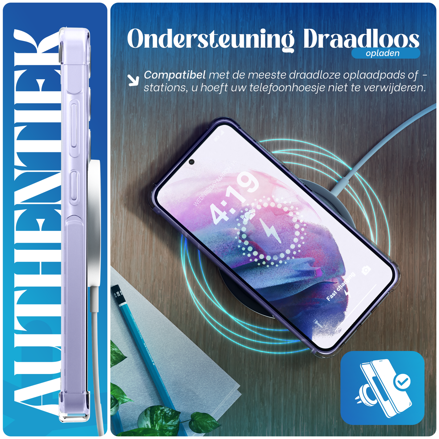 iTech Bumper Hoesje voor Samsung Galaxy S21 Plus – Slank, Schokbestendig & Beschermend