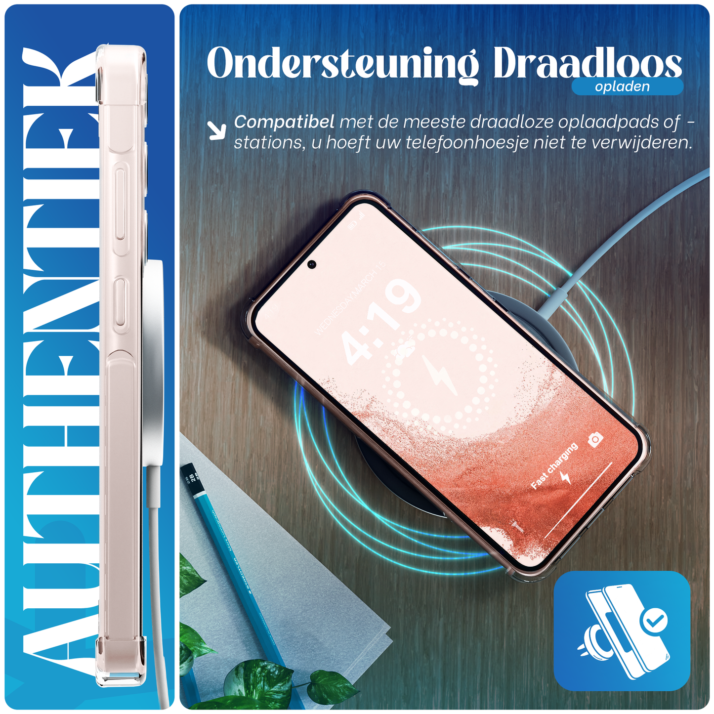 iTech Bumper Hoesje voor Samsung Galaxy S22 Plus – Slank, Schokbestendig & Beschermend