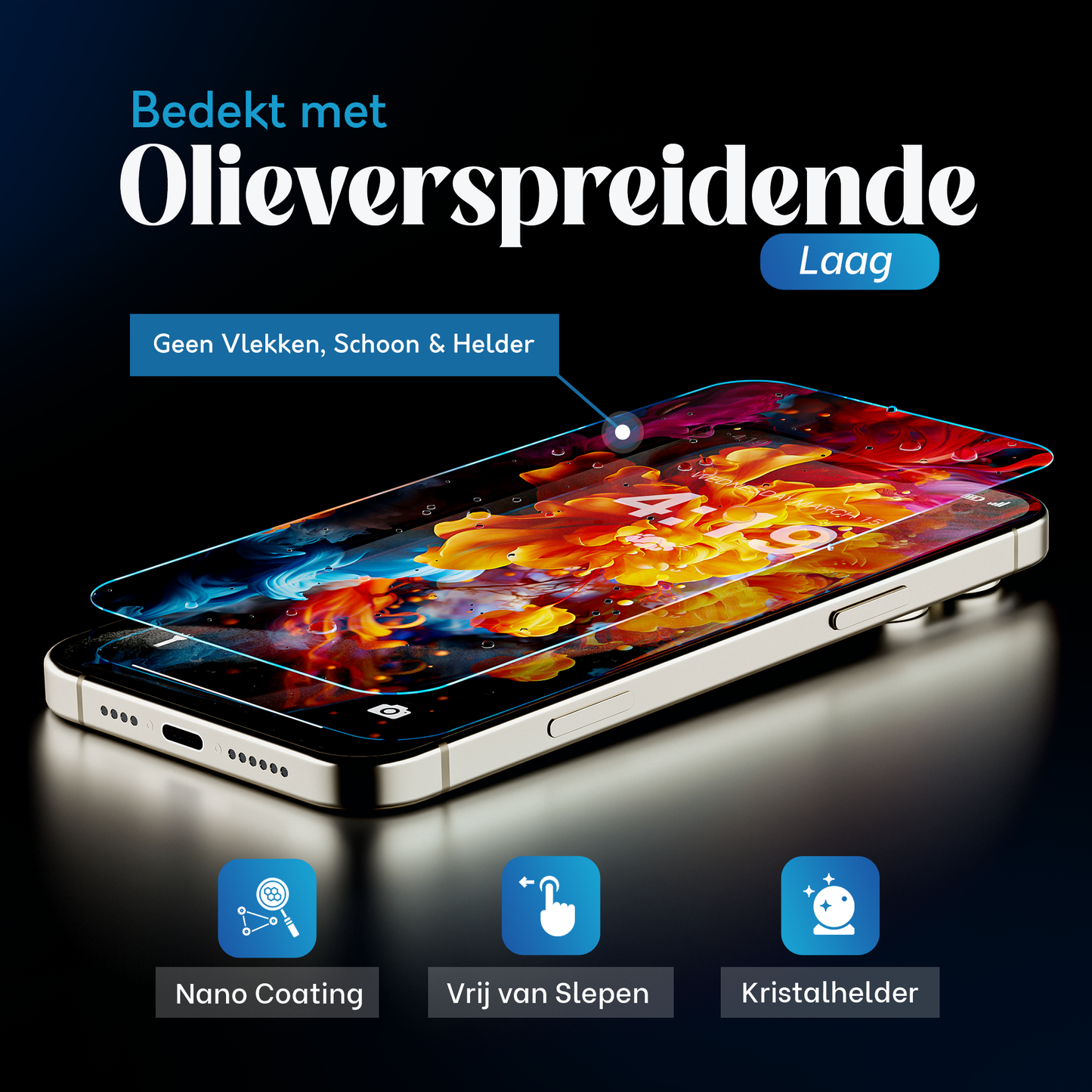 iTech COMBO voor iPhone 16 Pro Max – Complete 4-in-1 Bescherming