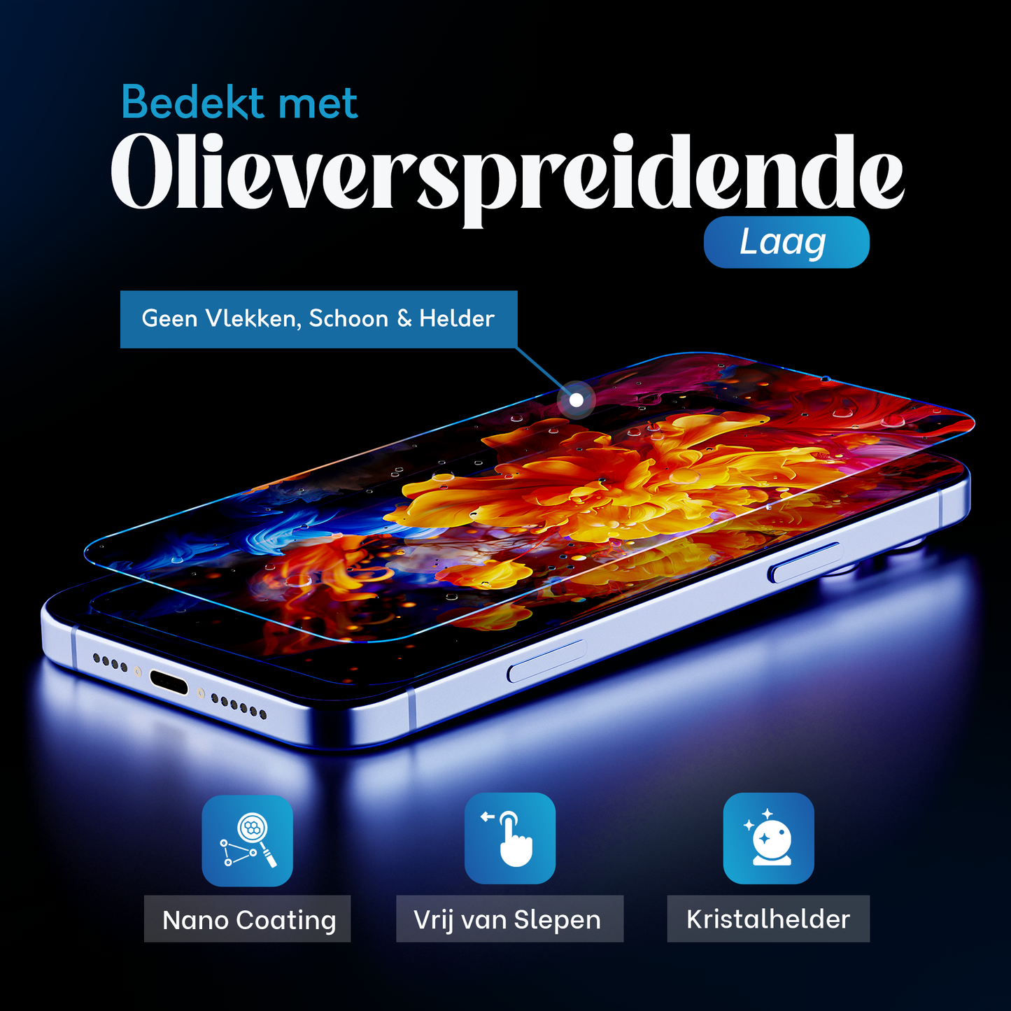 iTech COMBO voor iPhone 16 – Complete 4-in-1 Bescherming