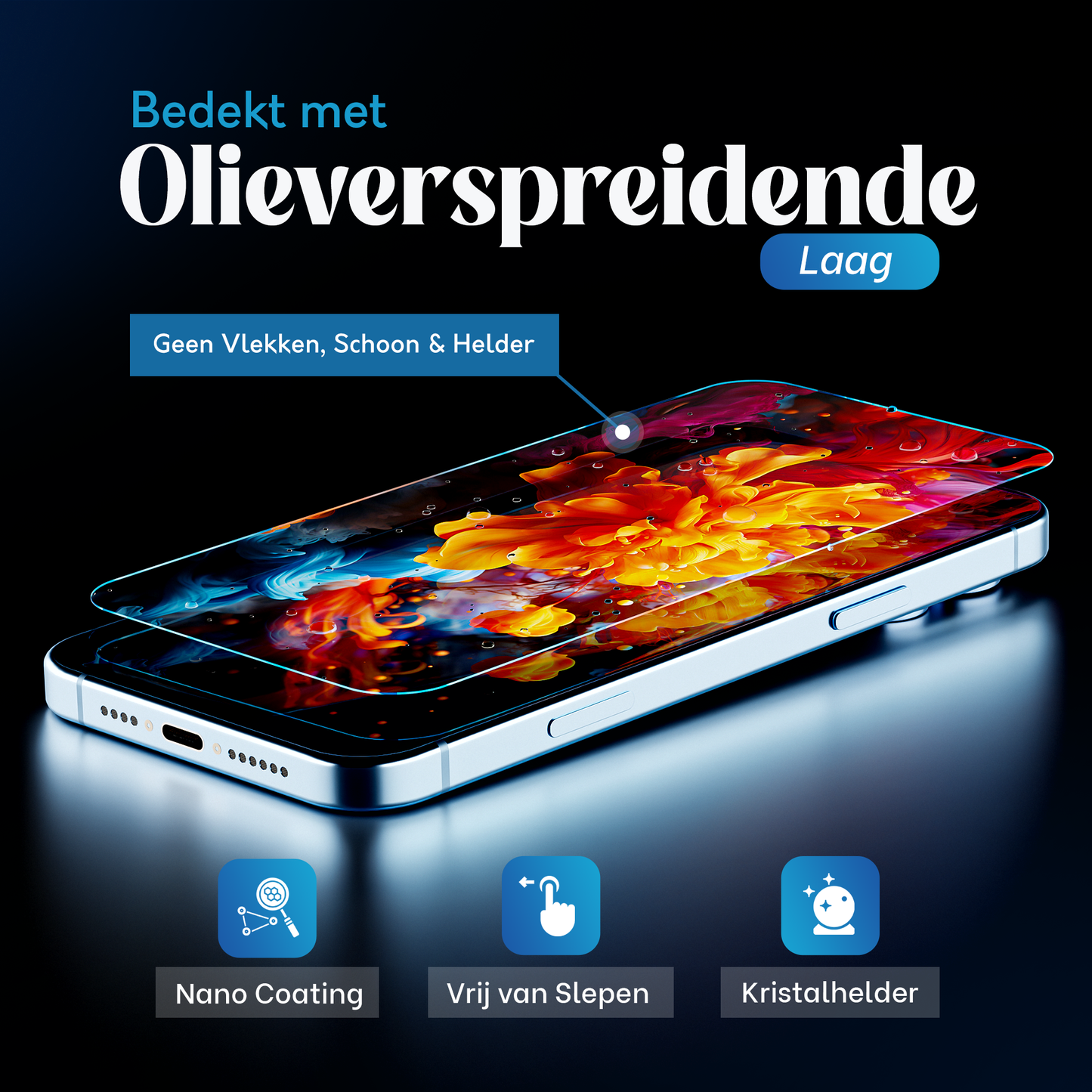 iTech COMBO voor iPhone 13 Pro Max – Complete 4-in-1 Bescherming