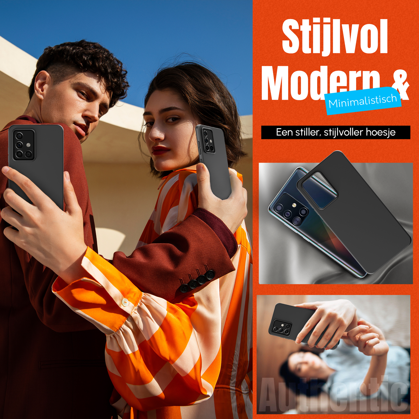 My Case Zwarte Siliconen Hoes voor Samsung Galaxy A51 – Slank Maar Beschermend