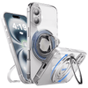 iPhone 16 Hoesje – Shockproof MagSafe Case met 360 Ring Stand Transparant - mijnhoesjesiPhone 16 Hoesje – Shockproof MagSafe Case met 360 Ring Stand Transparant