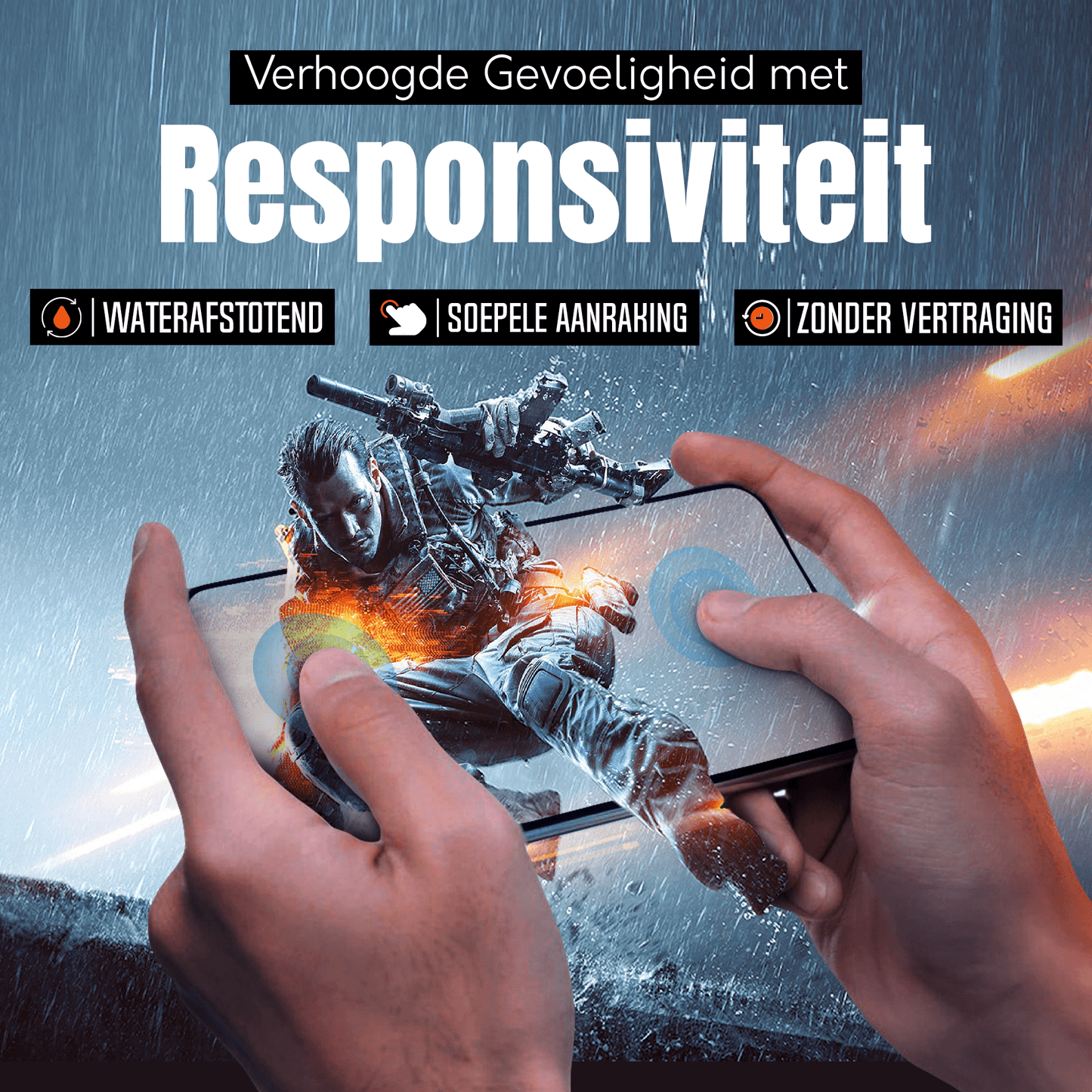 iTech Gehard Glas Screenprotector voor iPhone 16 - mijnhoesjesiTech Gehard Glas Screenprotector voor iPhone 16