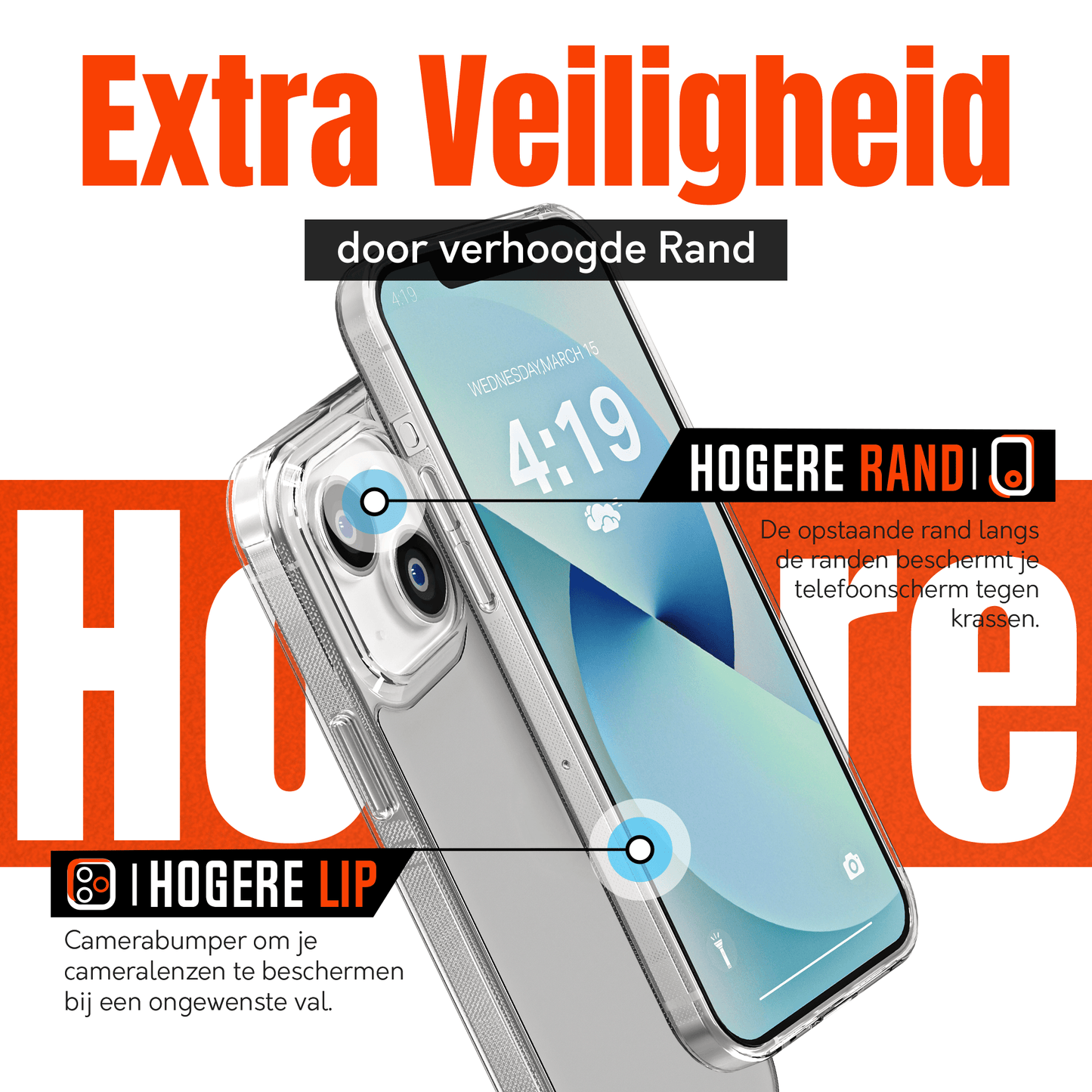 My Case Combo: Transparante Hoes met 2 Screenprotectors voor iPhone 13 – Extra Veiligheid - mijnhoesjesMy Case Combo: Transparante Hoes met 2 Screenprotectors voor iPhone 13 – Extra Veiligheid