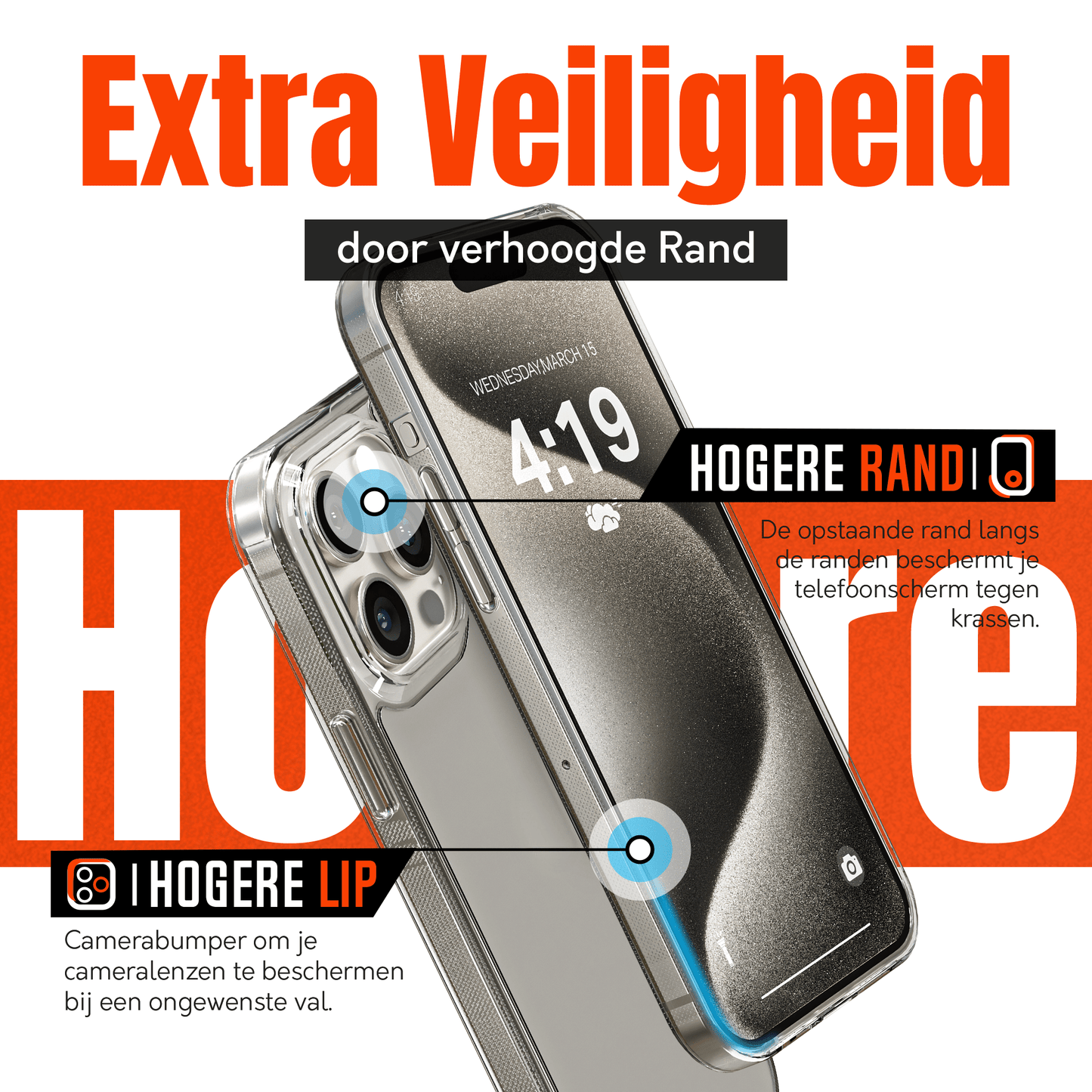 My Case Combo: Transparante Hoes met 2 Screenprotectors voor iPhone 15 Pro – Extra Veiligheid - mijnhoesjesMy Case Combo: Transparante Hoes met 2 Screenprotectors voor iPhone 15 Pro – Extra Veiligheid