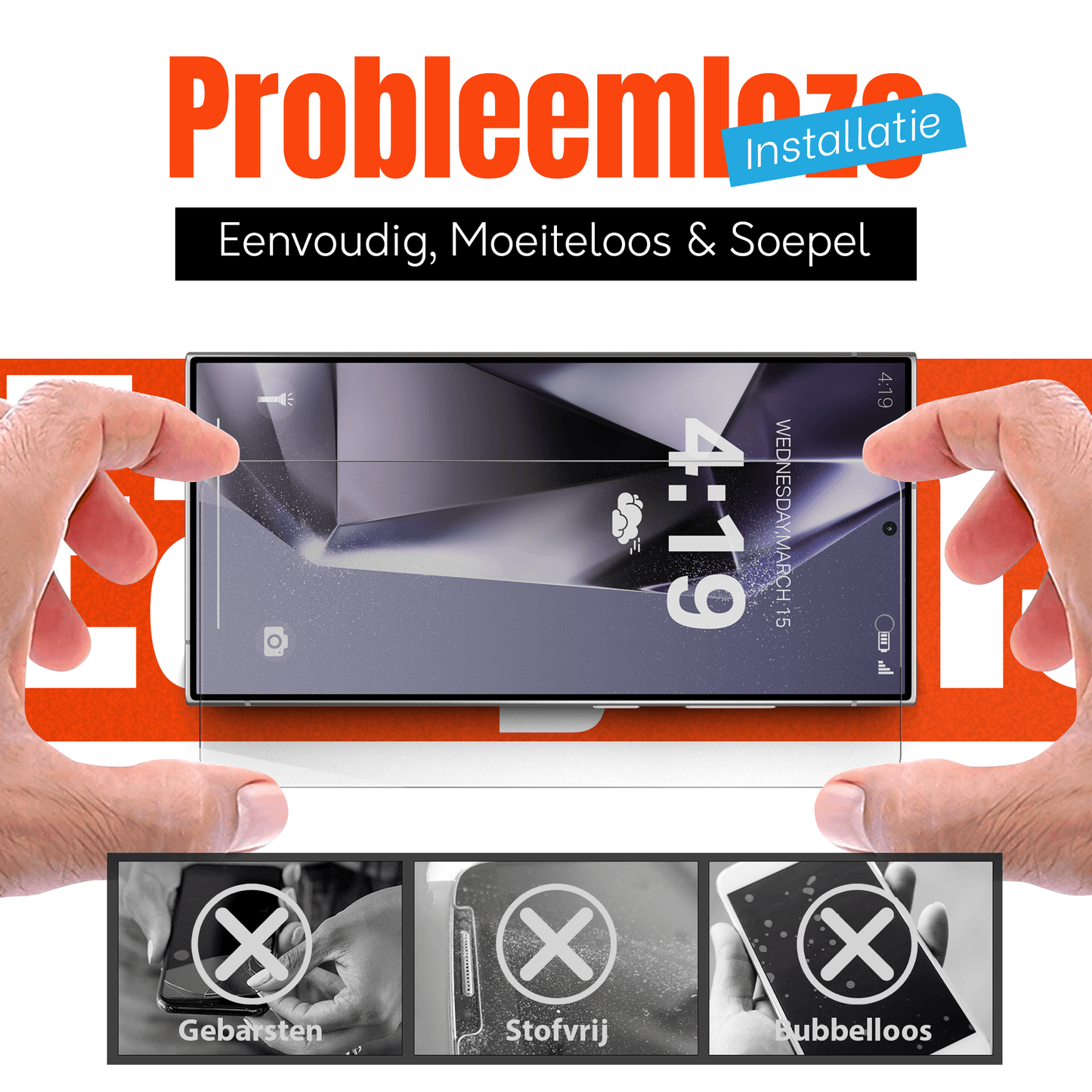 My Case Combo: Transparante Hoes met 2 Screenprotectors voor Samsung Galaxy S24 Ultra – Extra Veiligheid - mijnhoesjesMy Case Combo: Transparante Hoes met 2 Screenprotectors voor Samsung Galaxy S24 Ultra – Extra Veiligheid