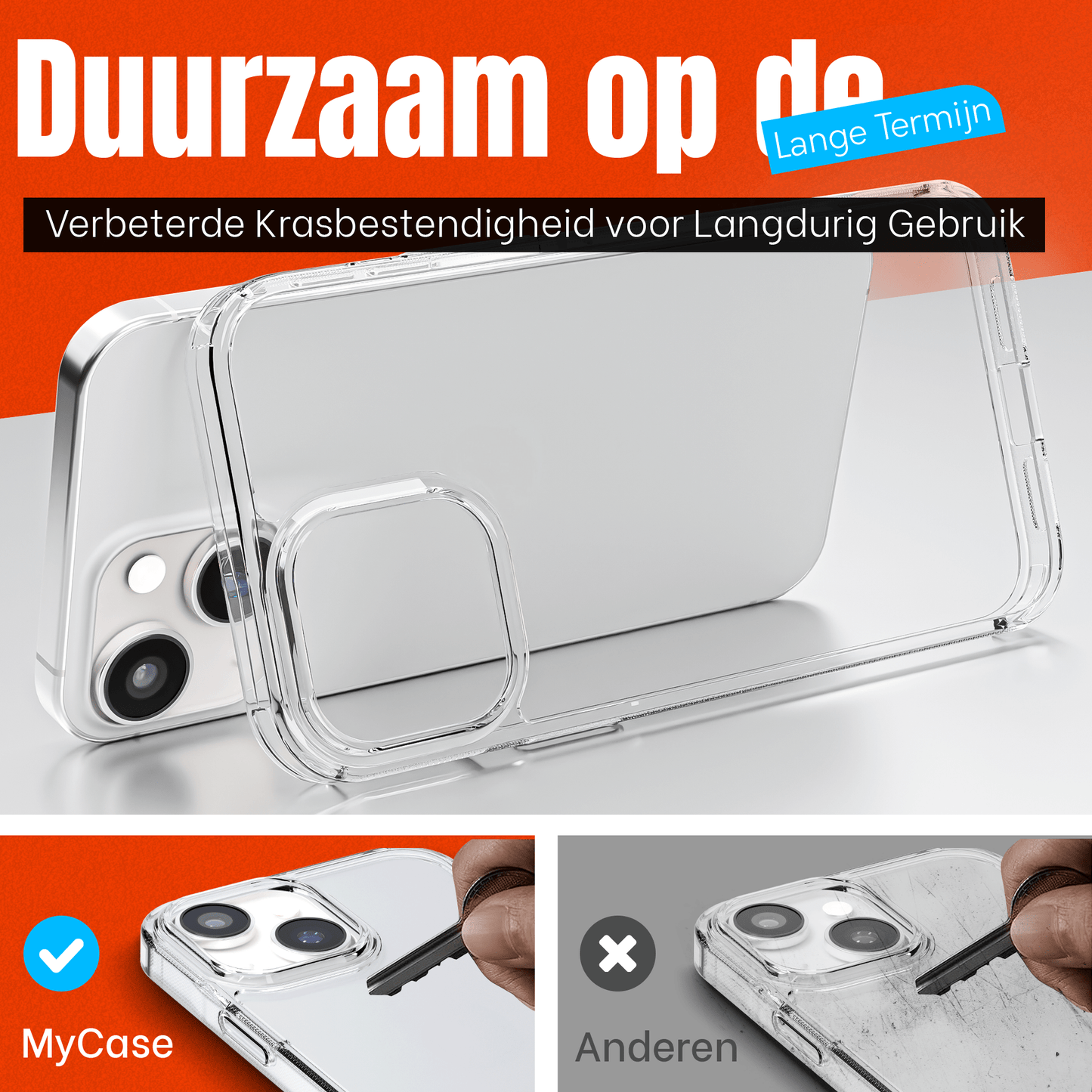 My Case Transparante Hoesje voor Apple iPhone 14 Plus – Langdurig Helder - mijnhoesjesMy Case Transparante Hoesje voor Apple iPhone 14 Plus – Langdurig Helder