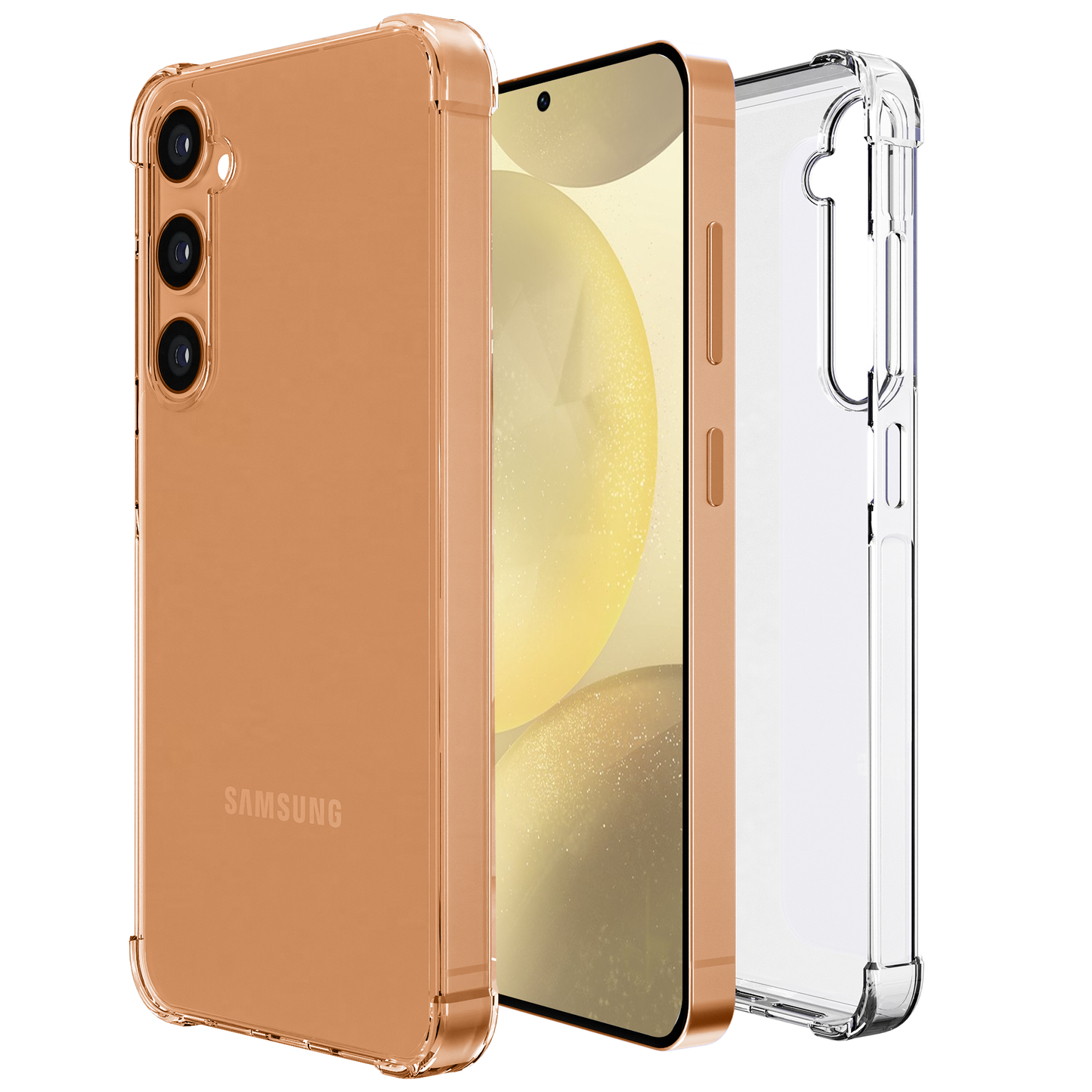 iTech Bumper Hoesje voor Samsung Galaxy S24/S25 – Slank, Schokbestendig & Beschermend