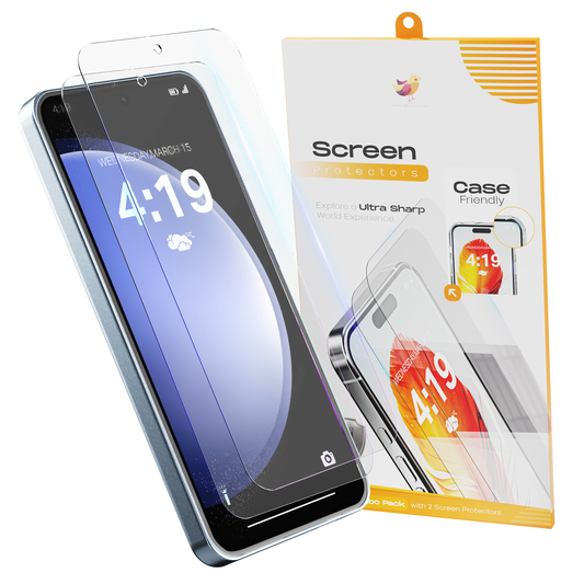Solutionss4 Screenprotector voor Samsung Galaxy S23 FE – Case Vriendelijk