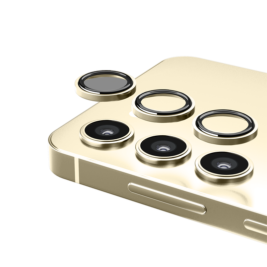 Camera Lens Protector for Samsung Galaxy S24 - Amber Yellow