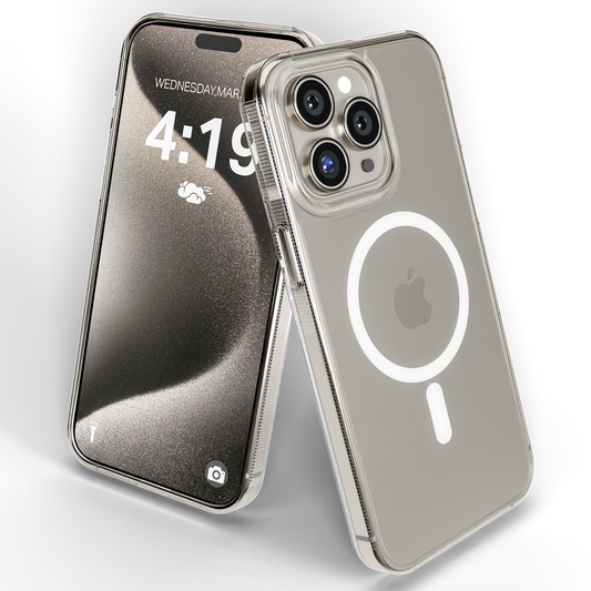 My Case Transparant MagSafe Hoesje voor iPhone 16 Pro – Slank, Sterk & MagSafe-Klaar