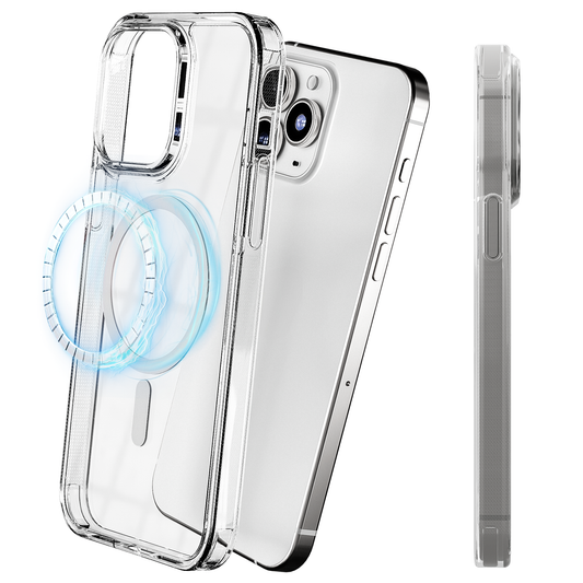 My Case Transparant MagSafe Hoesje voor iPhone 12 Pro Max – Slank, Sterk & MagSafe-Klaar