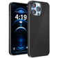 My Case Zwarte Siliconen Hoes voor iPhone 12 Pro Max – Slank Maar Beschermend