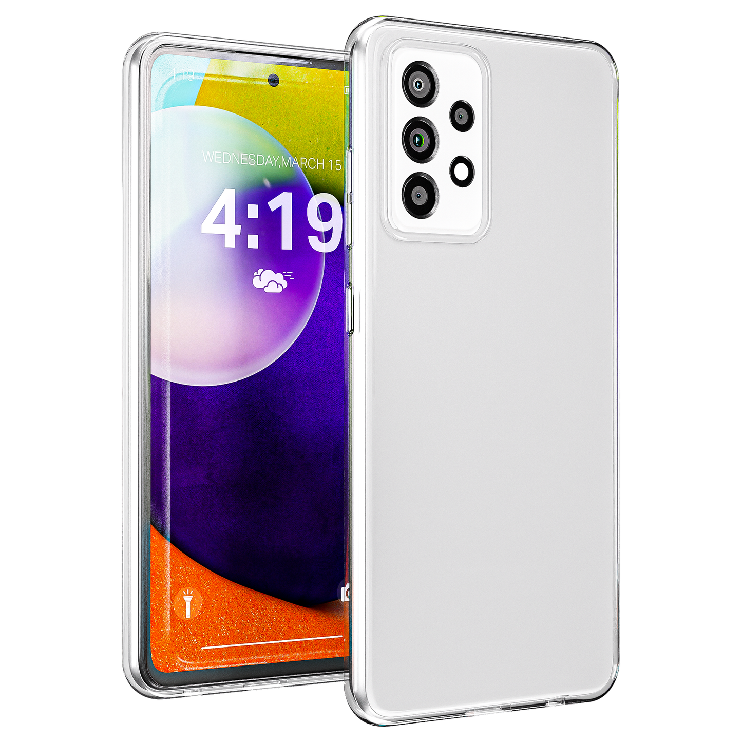 My Case Transparante Hoes voor Samsung Galaxy A52 – Langdurig Helder
