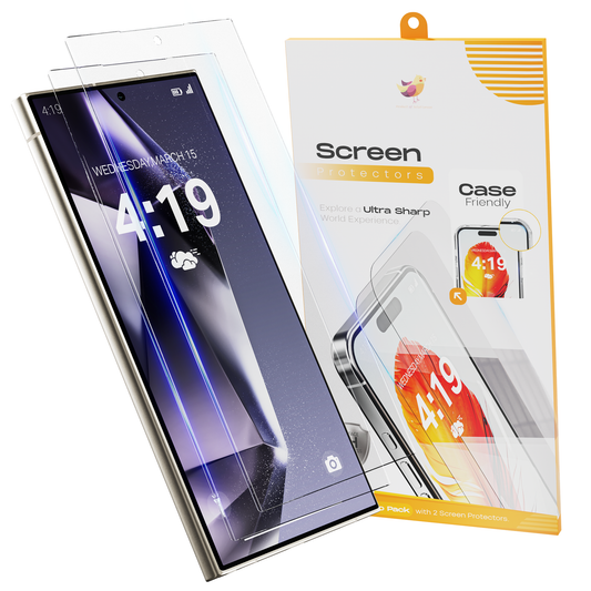 Solutionss4 Screenprotector voor Samsung Galaxy S24 Ultra – Case Vriendelijk