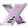 iTech Combo: 2 Screenprotectors & 1 Bumper Hoes voor Samsung Galaxy S23 Ultra – 3-in-1 Bescherming