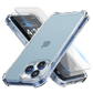 iTech Combo: 2 Screenprotectors & 1 Bumper Hoes voor iPhone 12 Pro Max  – 3-in-1 Bescherming