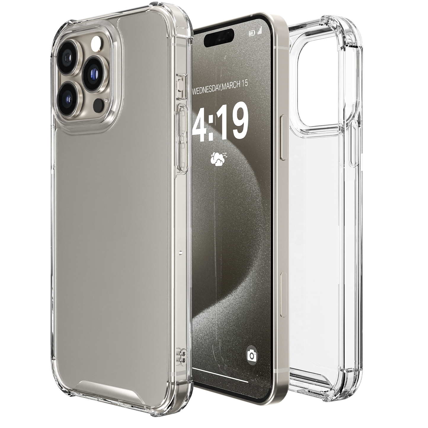 iTech Bumper Hoesje voor iPhone 15 Pro Max – Slank, Schokbestendig & Beschermend