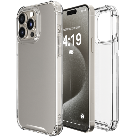 iTech Bumper Hoesje voor iPhone 15 Pro Max – Slank, Schokbestendig & Beschermend