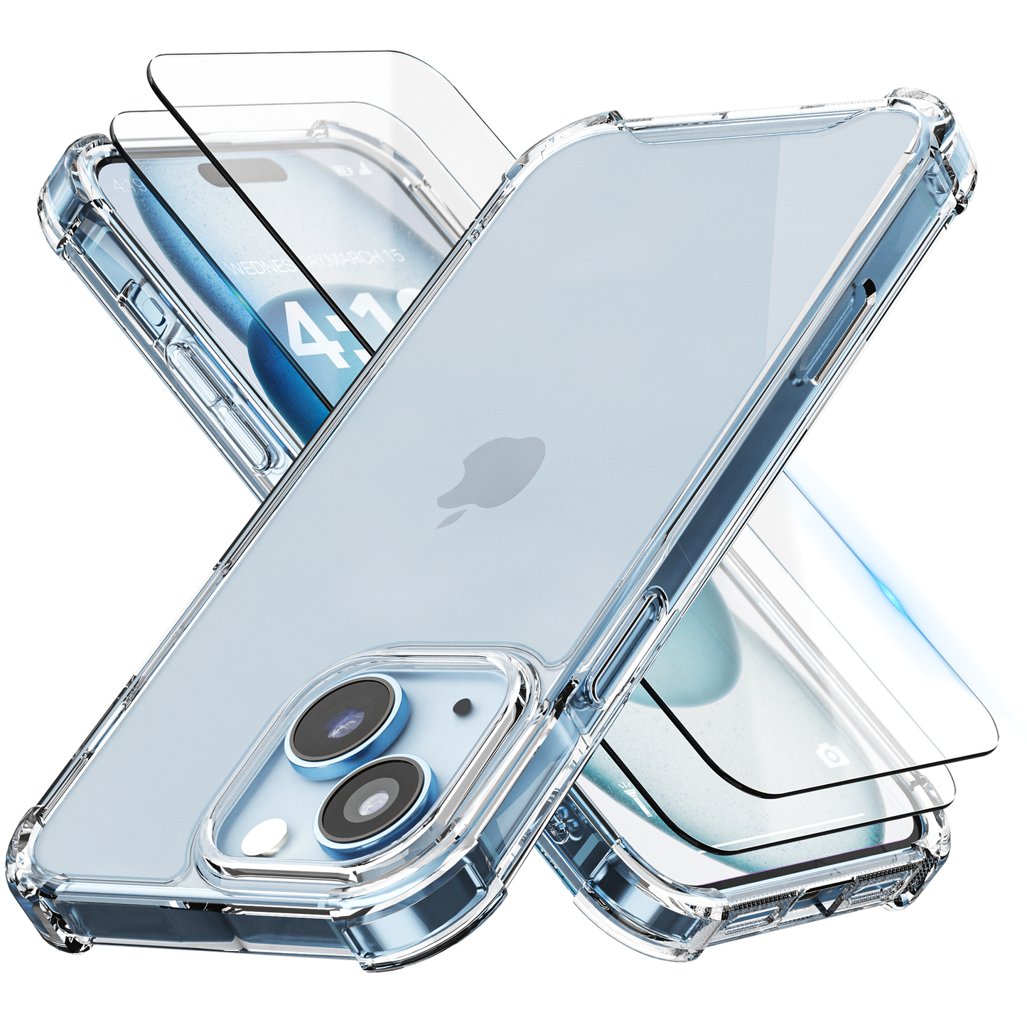 iTech COMBO voor iPhone 15 – Complete 3-in-1 Bescherming