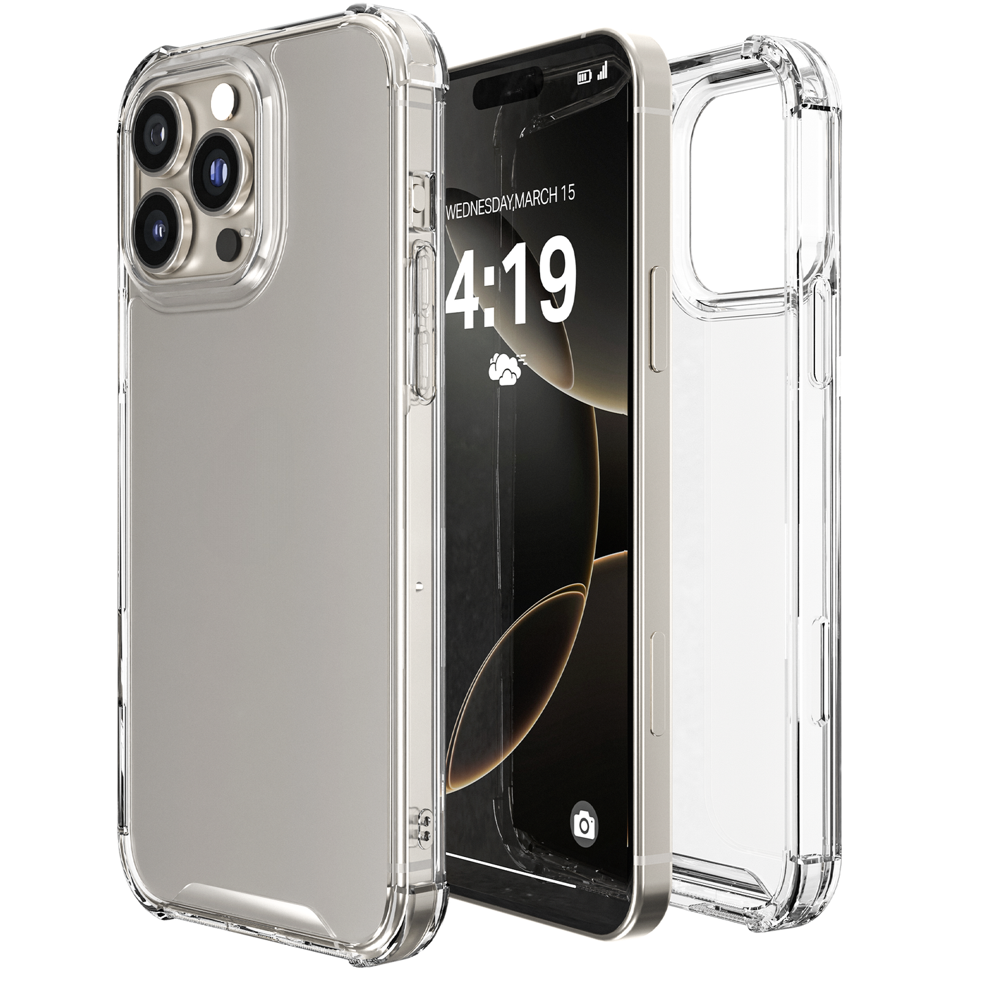 iTech Bumper Hoesje voor iPhone 16 Pro Max – Slank, Schokbestendig & Beschermend