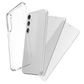 My Case Combo: Transparante Hoes met 2 Screenprotectors voor Samsung Galaxy S24 FE – Extra Veiligheid