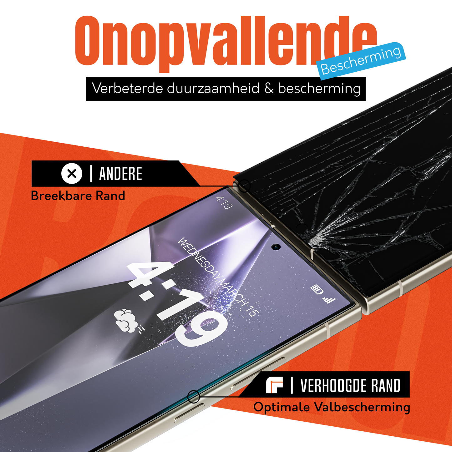 My Case 9H Gehard Glas Screenprotector voor Samsung Galaxy S24 Ultra