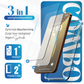 iTech Combo: 2 Screenprotectors & 1 Bumper Hoes voor Samsung Galaxy S24 – 3-in-1 Bescherming