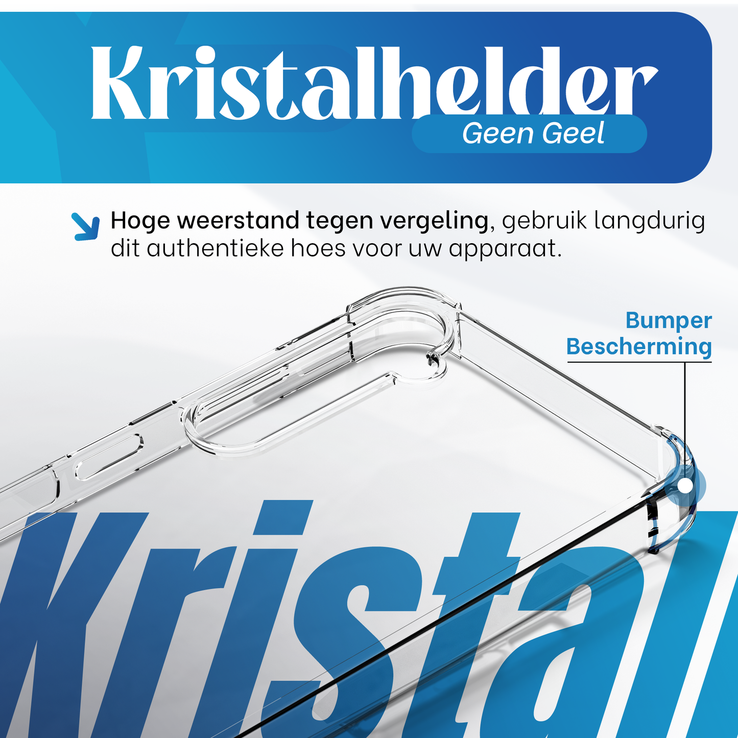 Samsung A56 Hoesje – Transparante Siliconen Shockproof Case