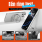 iPhone 16 Pro Max Hoesje – Shockproof MagSafe Case met 360 Ring Stand Transparant