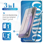 iTech Combo: 2 Screenprotectors & 1 Bumper Hoes voor Samsung Galaxy S23 Plus – 3-in-1 Bescherming