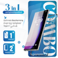 iTech Combo: 2 Screenprotectors & 1 Bumper Hoes voor Samsung Galaxy S23 Ultra – 3-in-1 Bescherming