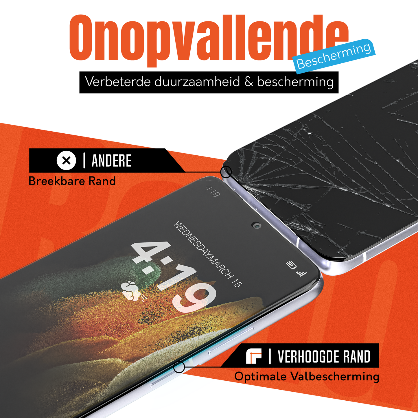 My Case 9H Gehard Glas Screenprotector voor Samsung Galaxy S21 Ultra