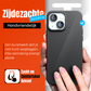 My Case Combo: Zwarte Siliconen Hoes met 2 Screenprotectors voor iPhone 15 – Extra Veiligheid