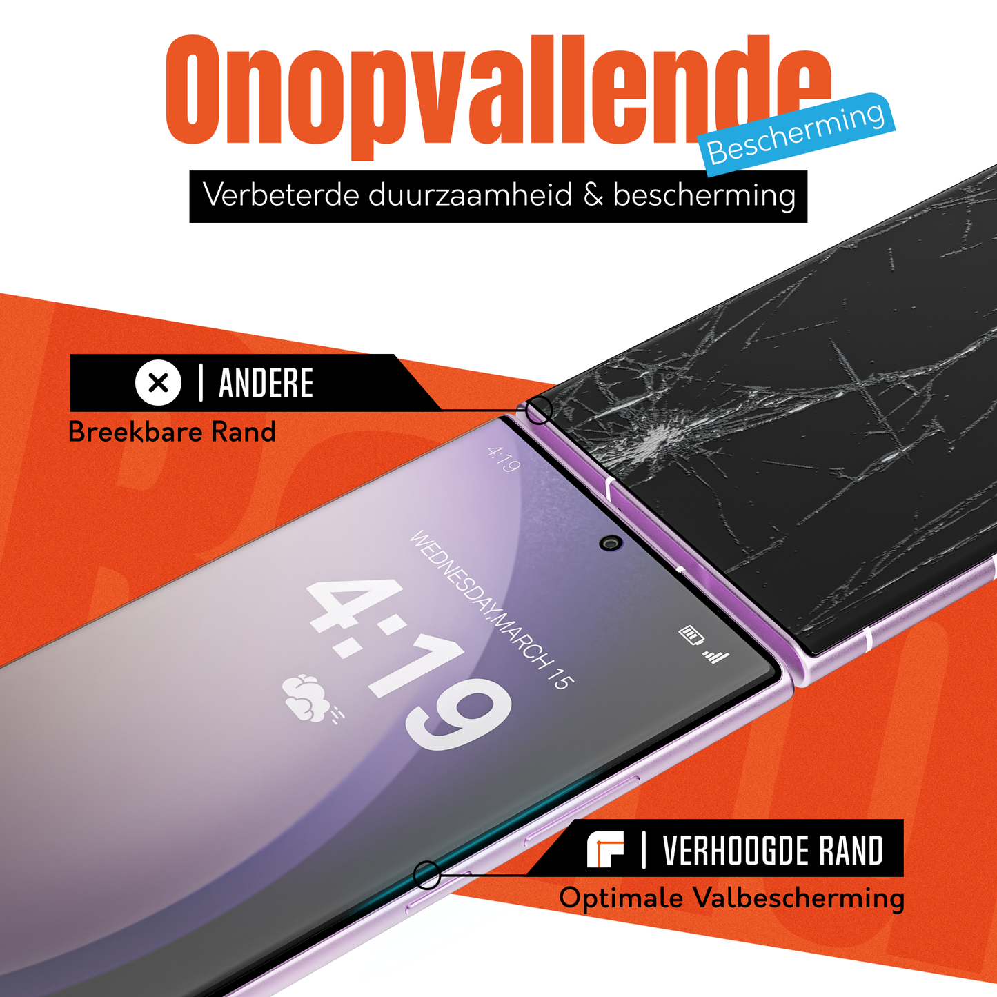 My Case 9H Gehard Glas Screenprotector voor Samsung Galaxy S23 Ultra