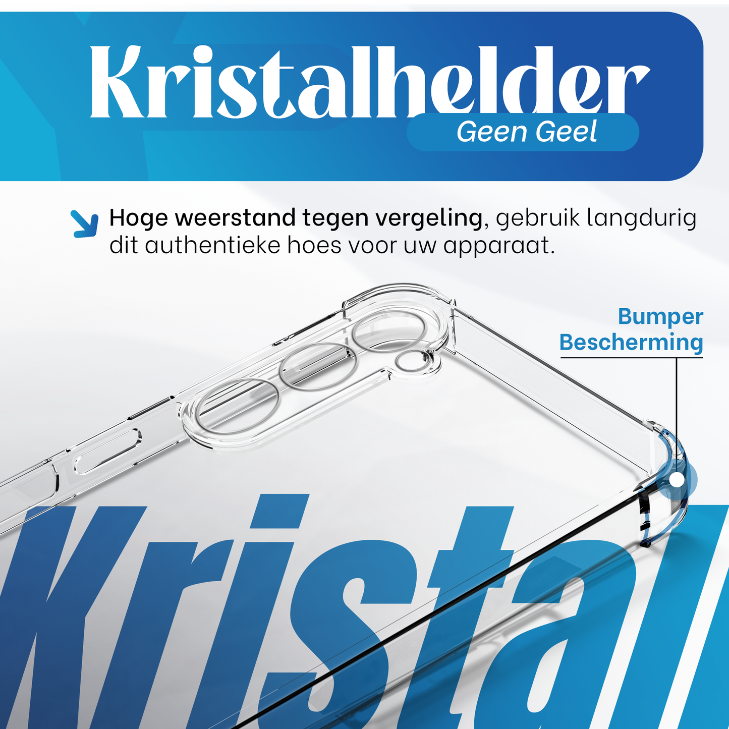 iTech Bumper Hoesje voor Samsung Galaxy S23 FE – Slank, Schokbestendig & Beschermend