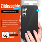 My Case Combo: Zwarte Siliconen Hoes met 2 Screenprotectors voor Samsung Galaxy S24 FE – Extra Veiligheid