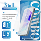 iTech Combo: 2 Screenprotectors & 1 Bumper Hoes voor Samsung Galaxy A55 – 3-in-1 Bescherming
