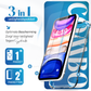 iTech Combo: 2 Screenprotectors & 1 Bumper Hoes voor iPhone 11 – 3-in-1 Bescherming