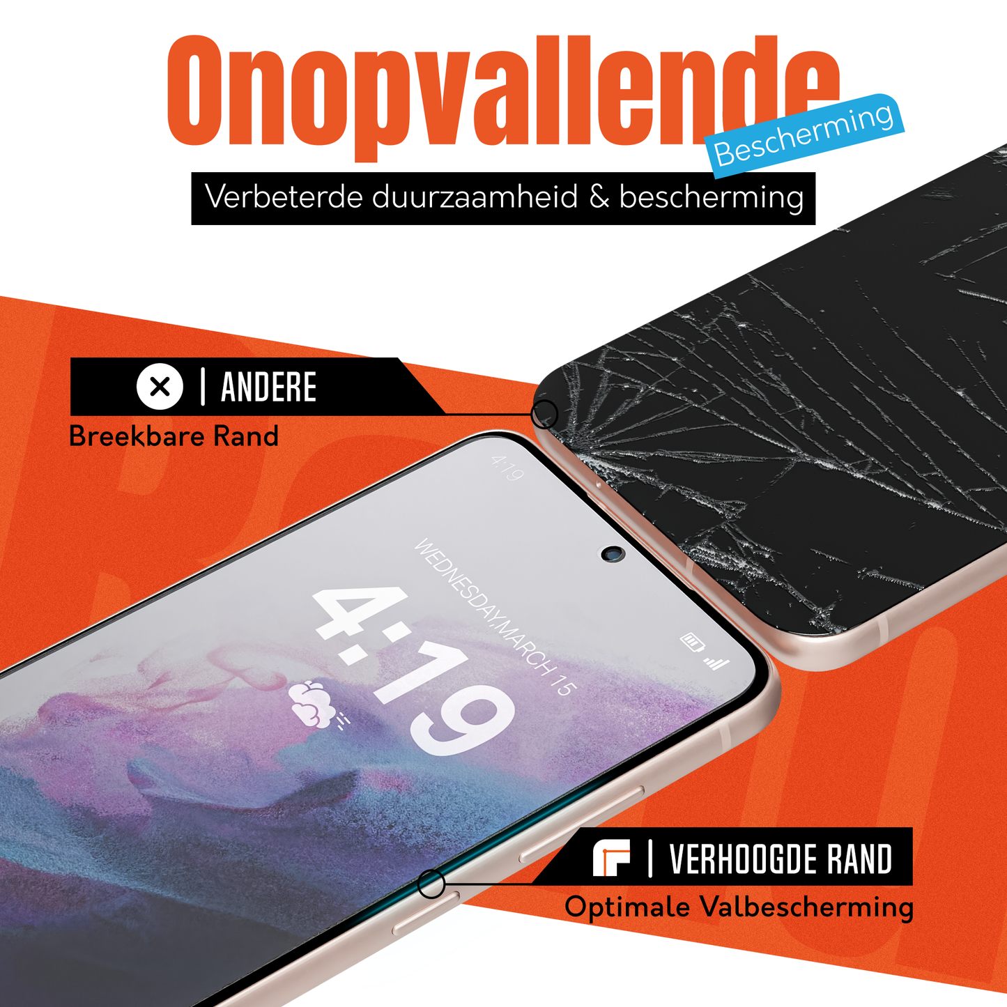 My Case 9H Gehard Glas Screenprotector voor Samsung Galaxy S21 Plus