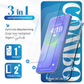 iTech Combo: 2 Screenprotectors & 1 Bumper Hoes voor Samsung Galaxy A36 – 3-in-1 Bescherming