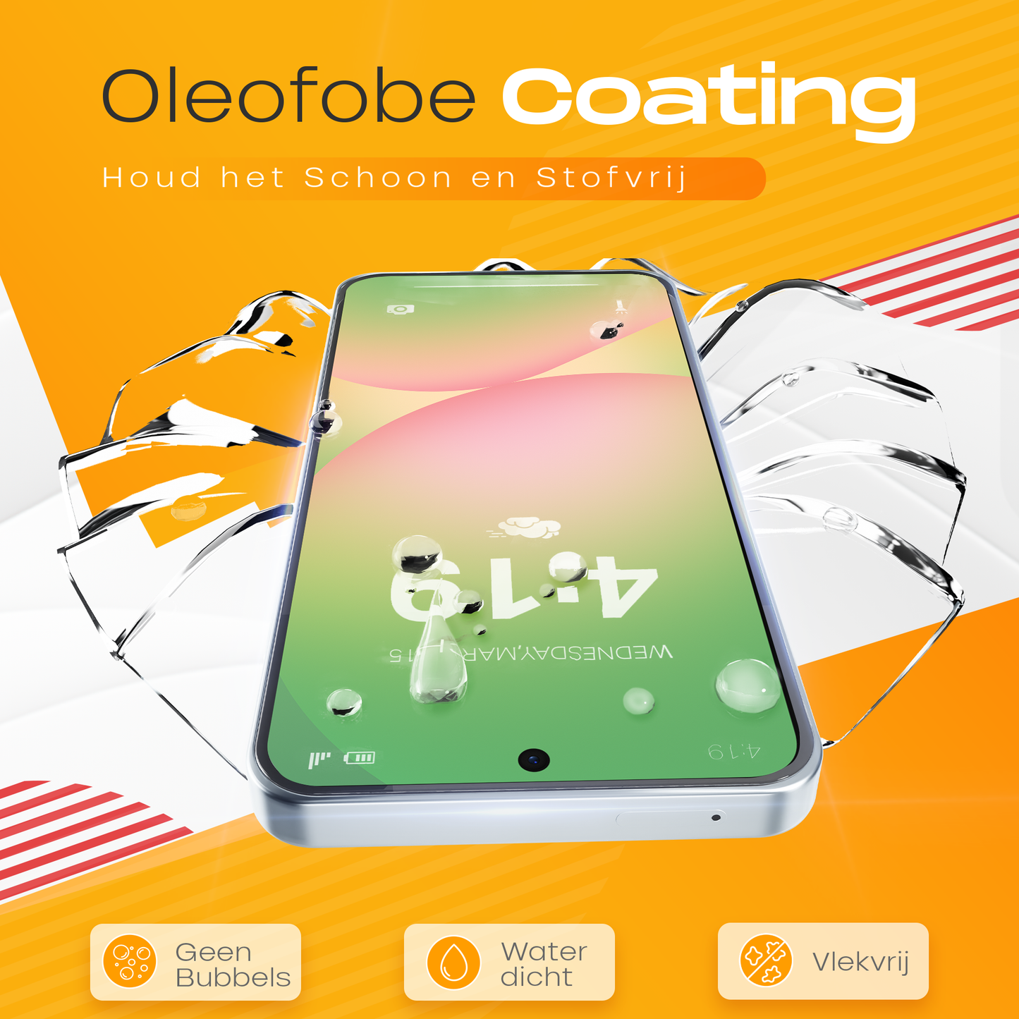 Samsung A56 Screenprotector – 2x Gehard Glas Beschermfolie | Tempered Glass