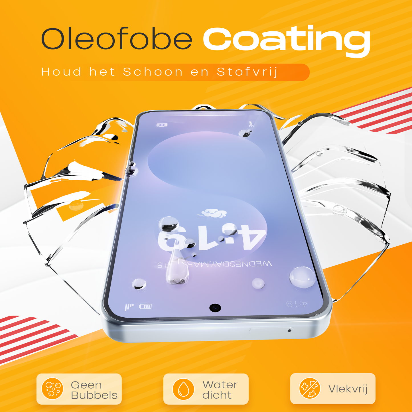 Samsung S25 Edge Screenprotector – 2x Tempered Glass Beschermglas