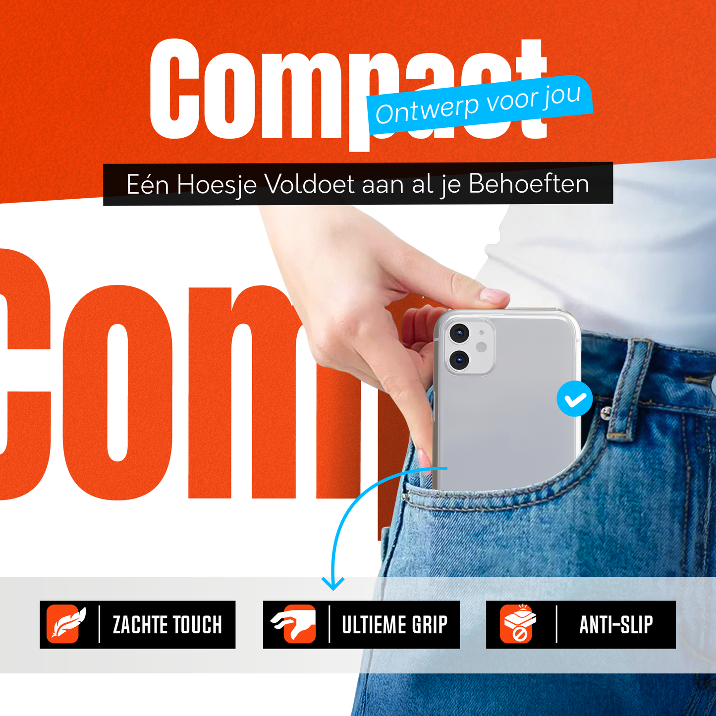 My Case Combo: Transparante Hoes met 2 Screenprotectors voor iPhone 11 – Extra Veiligheid